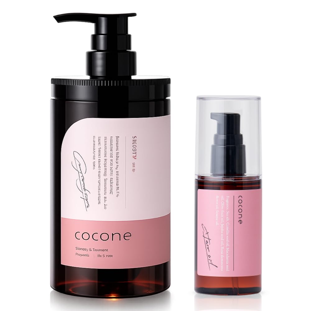 Amazon | クレイクリームシャンプー & ヘアオイル セット (スムース
